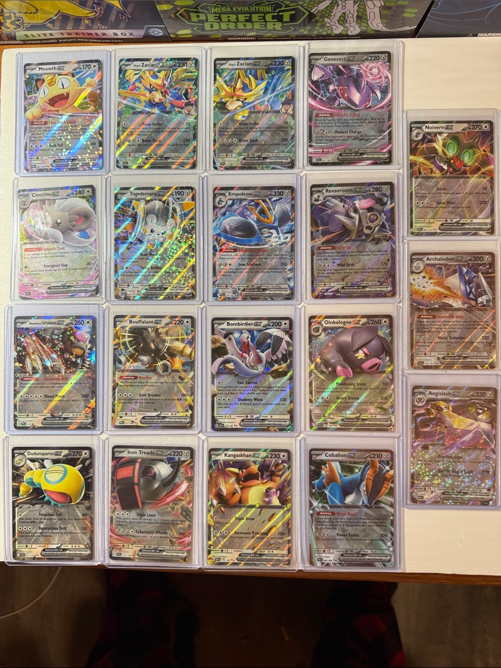 Pokemon Holographic Trading Card Lot - Multi-Color Foil Set